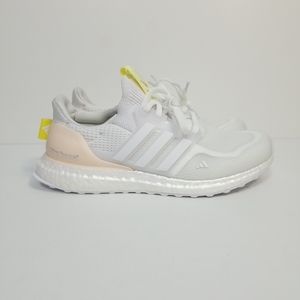 Adidas Size 6.5 Men UltraBoost 5.0 DNA Mono White Pink Iridescent Shoes GX3081